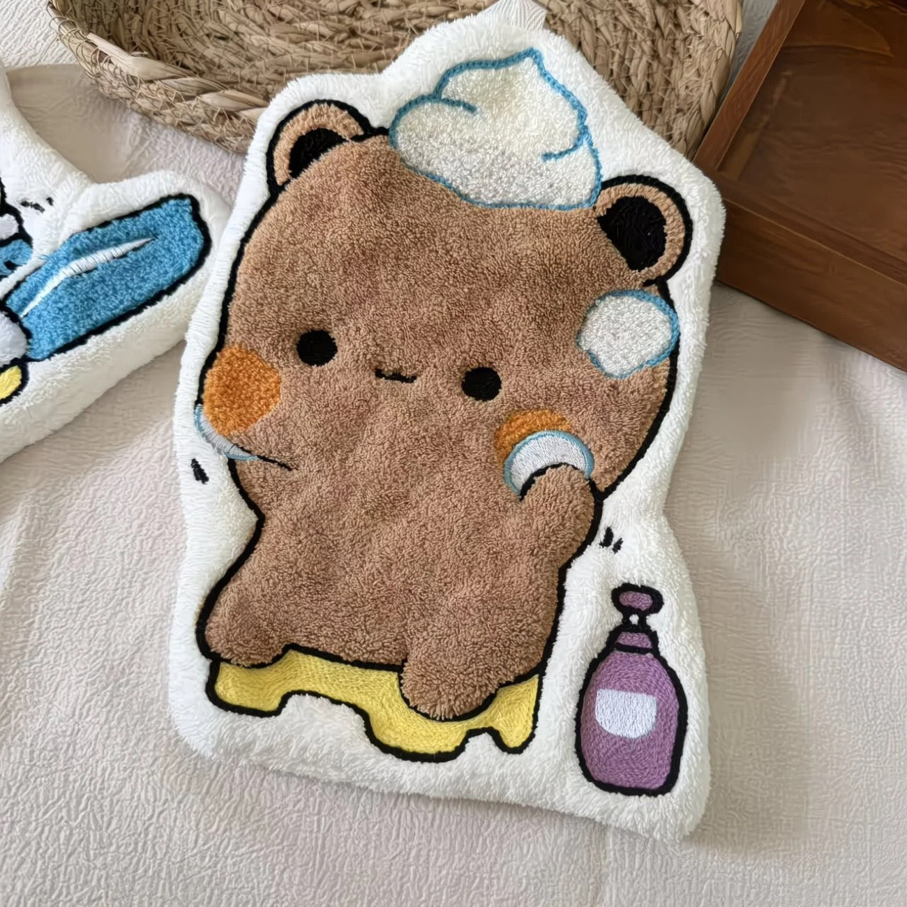 一二布布挂式可爱吸水擦手巾 Bubu & Dudu Hanging Hand Towel