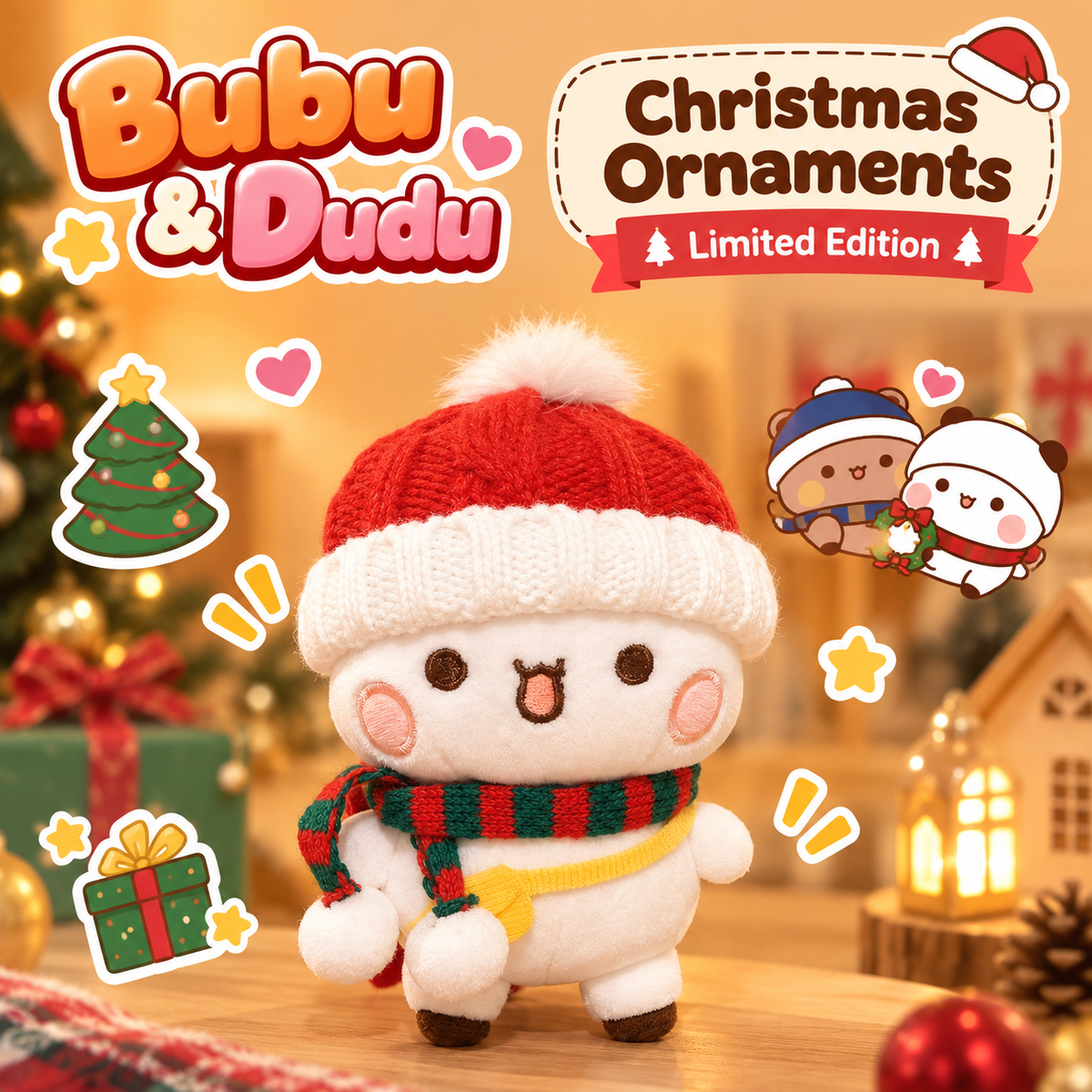 Bubu Dudu Christmas Ornaments