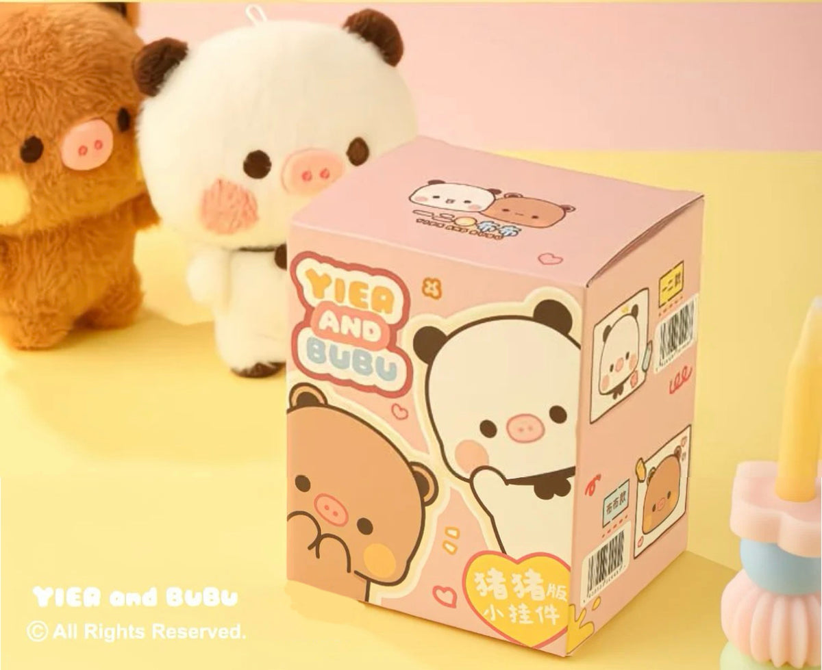 Bubu & Dudu 12cm Piggy Plush Keychain detail image 5