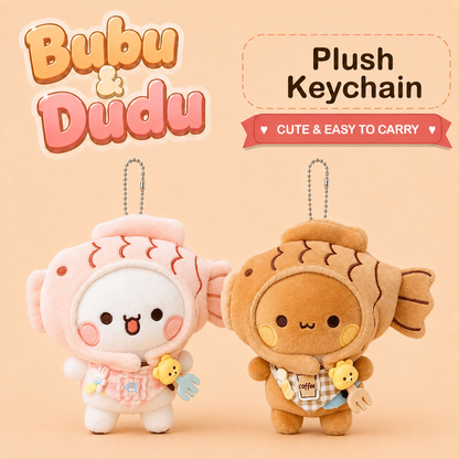 Handmade Bubu Dudu 12cm Plush Keychain