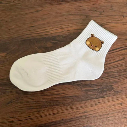 Bubu Dudu Unisex Mid-Calf Cotton Socks