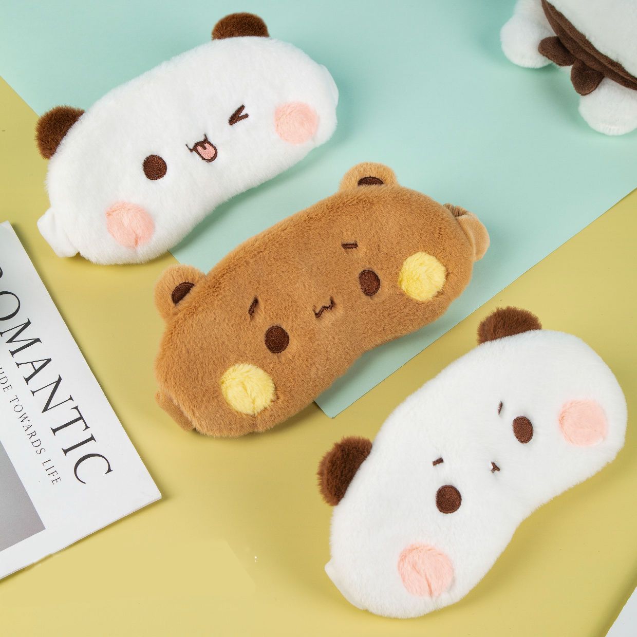 Bubu&Dudu Multi-Purpose Plush Eye Mask Headband
一二布布多功能毛绒眼罩发带