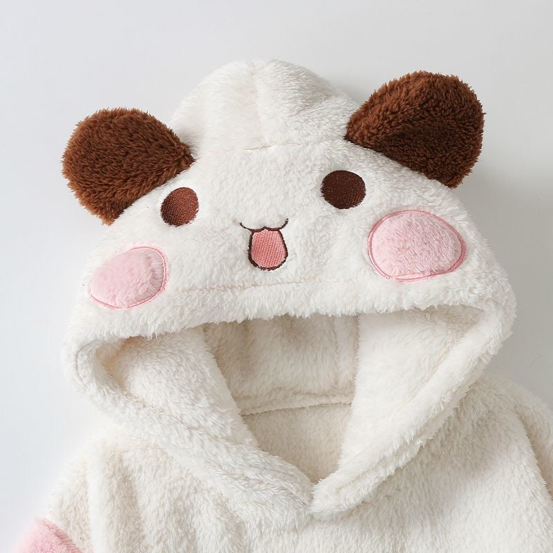 Bubu & Dudu Coral Fleece Couple Pajamas
一二布布珊瑚绒情侣睡衣秋冬套装