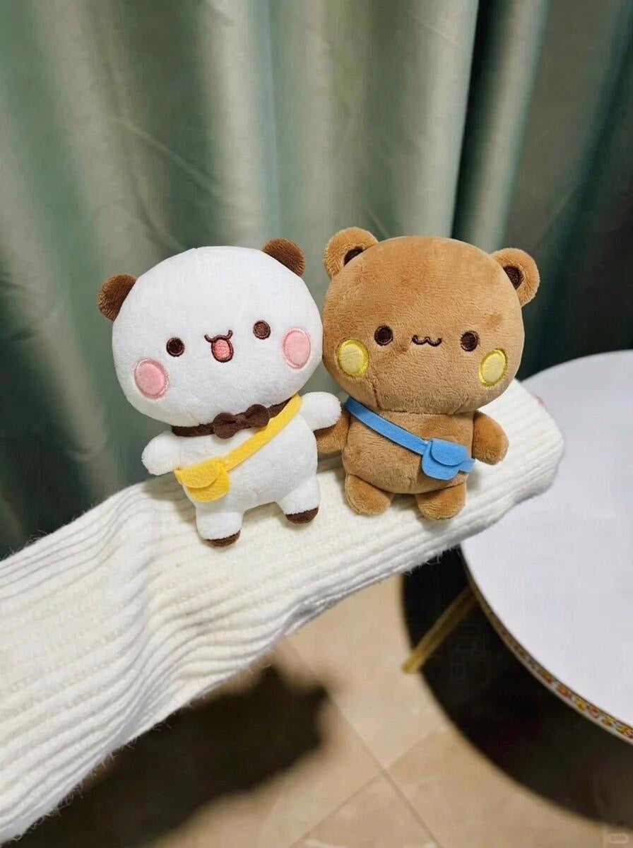 Handmade Bubu Dudu 12cm Plush Keychain | 手工版布布一二12cm公仔挂件