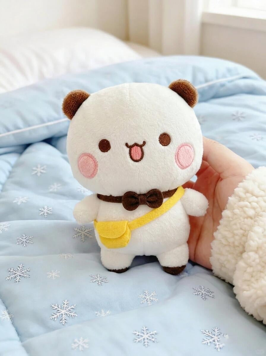Handmade Bubu Dudu 12cm Plush Keychain | 手工版布布一二12cm公仔挂件