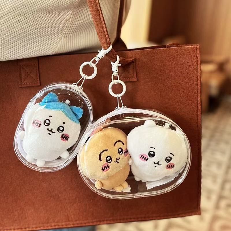 10cm15cm20cm PVC Storage Bag娃外出遛娃包pvc透明收纳防尘挂包