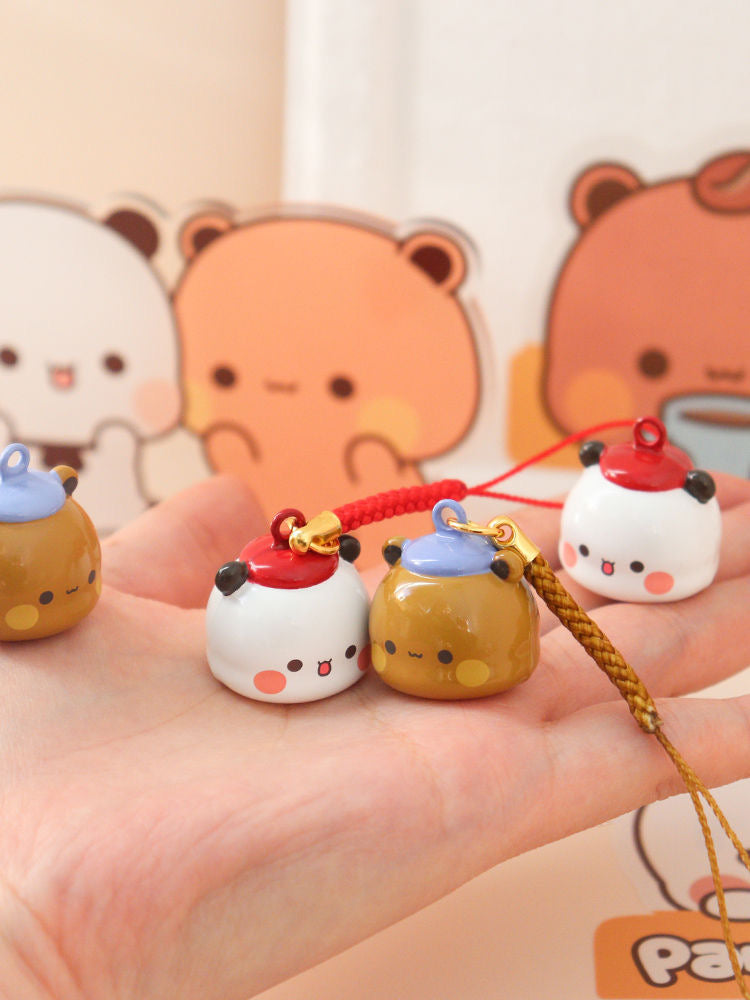 Bubu& Dudu Lucky Bell Keychain Charm
一二布布可爱铃铛挂招财挂链