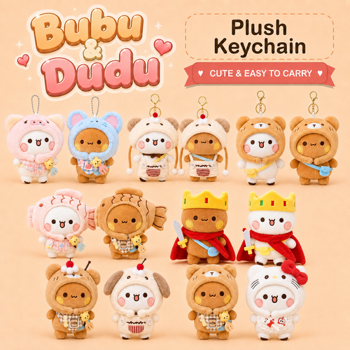 Handmade Bubu Dudu 12cm Plush Keychain