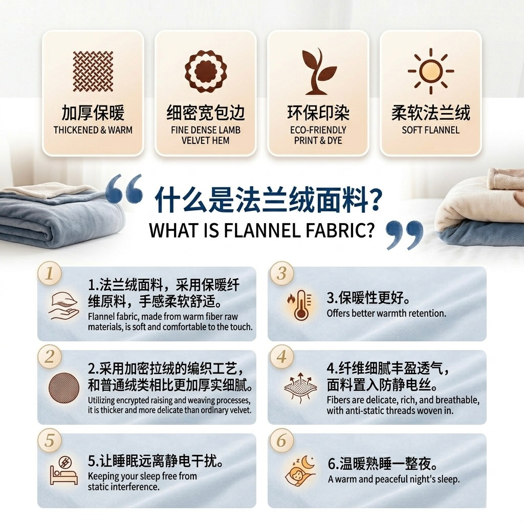Bubu Dudu Flannel Blanket | 一二布布法兰绒毛毯被