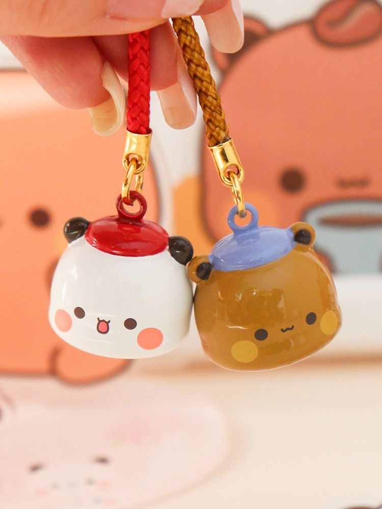 Bubu& Dudu Lucky Bell Keychain Charm
一二布布可爱铃铛挂招财挂链