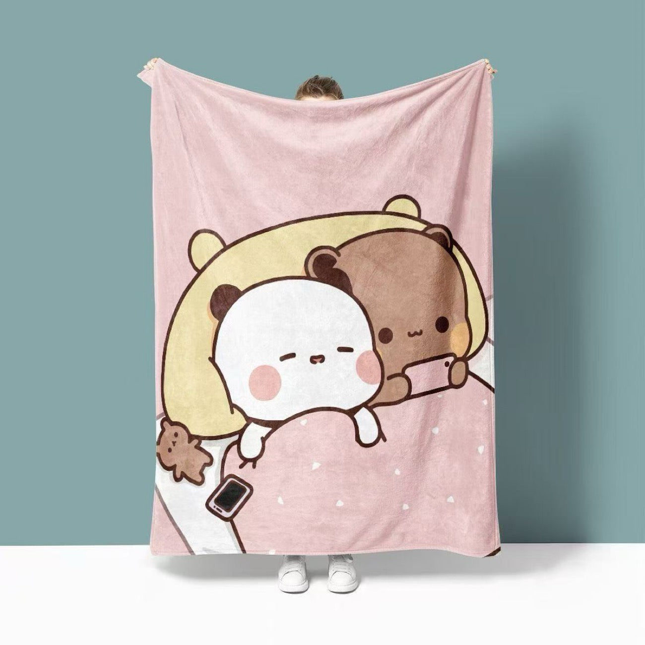 Bubu Dudu Flannel Blanket | 一二布布法兰绒毛毯被