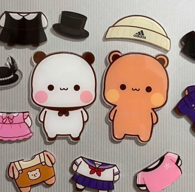 Bubu Dudu Dress-Up Fridge Magnets | 一二布布磁吸换装冰箱贴