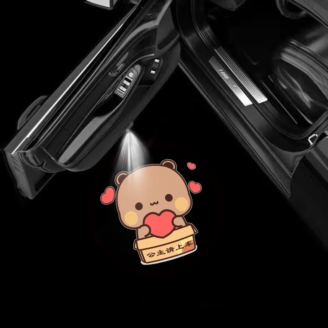 Bubu Dudu Smart Sensor Car Door Welcoming Lights｜布布一二车门自动感应投影迎宾灯