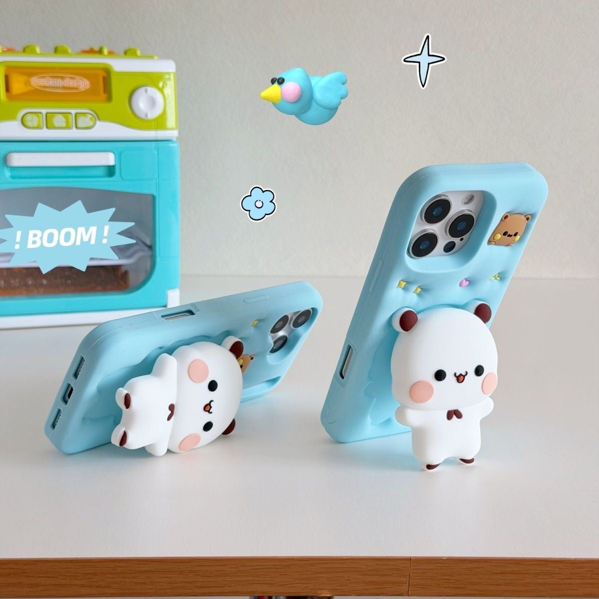 一二立體3d卡通手機殼