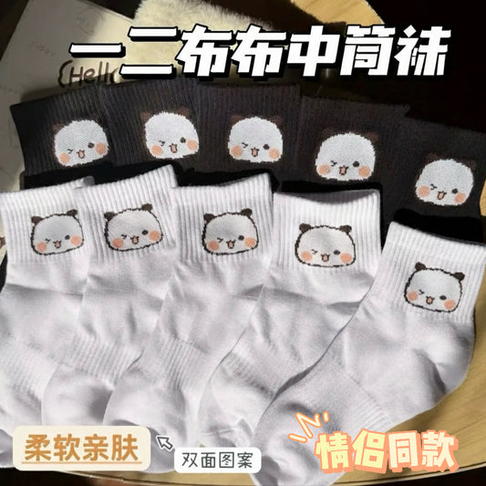 Bubu Dudu Mid-Calf Cotton Unisex Socks| 一二中筒男女袜情侣同款