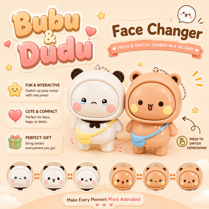 Bubu Dudu Face Changer Keychain product photo