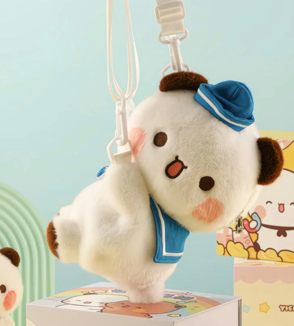 Bubu Dudu Sailor Plush Shoulder  Crossbody Bag|
一二布布毛绒单肩双肩通用水手包