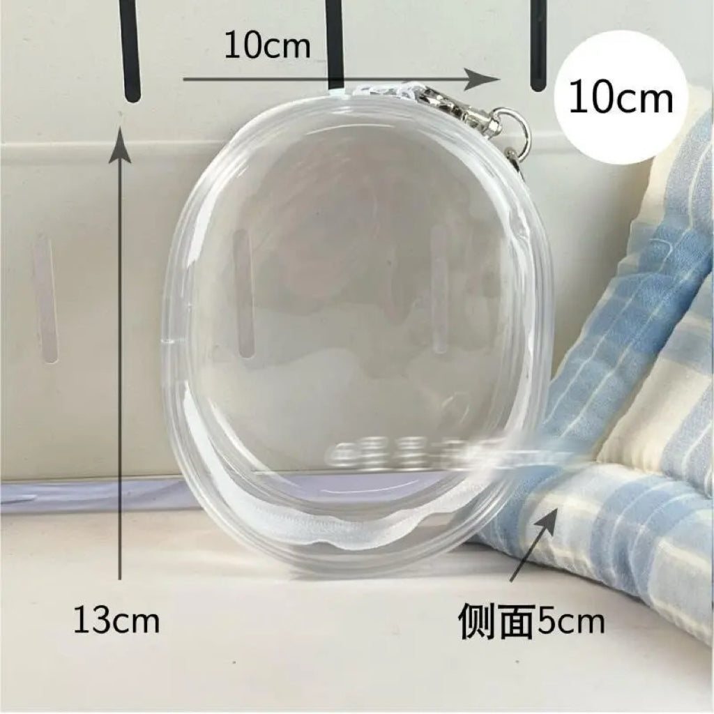 10cm15cm20cm PVC Storage Bag娃外出遛娃包pvc透明收纳防尘挂包
