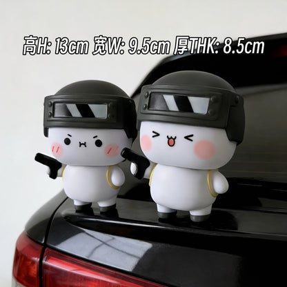 一二布布車載擺件