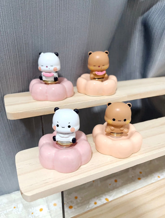 Ceramic Bubu Dudu Rotating Ornament | 陶瓷底座一二布布转转摆件