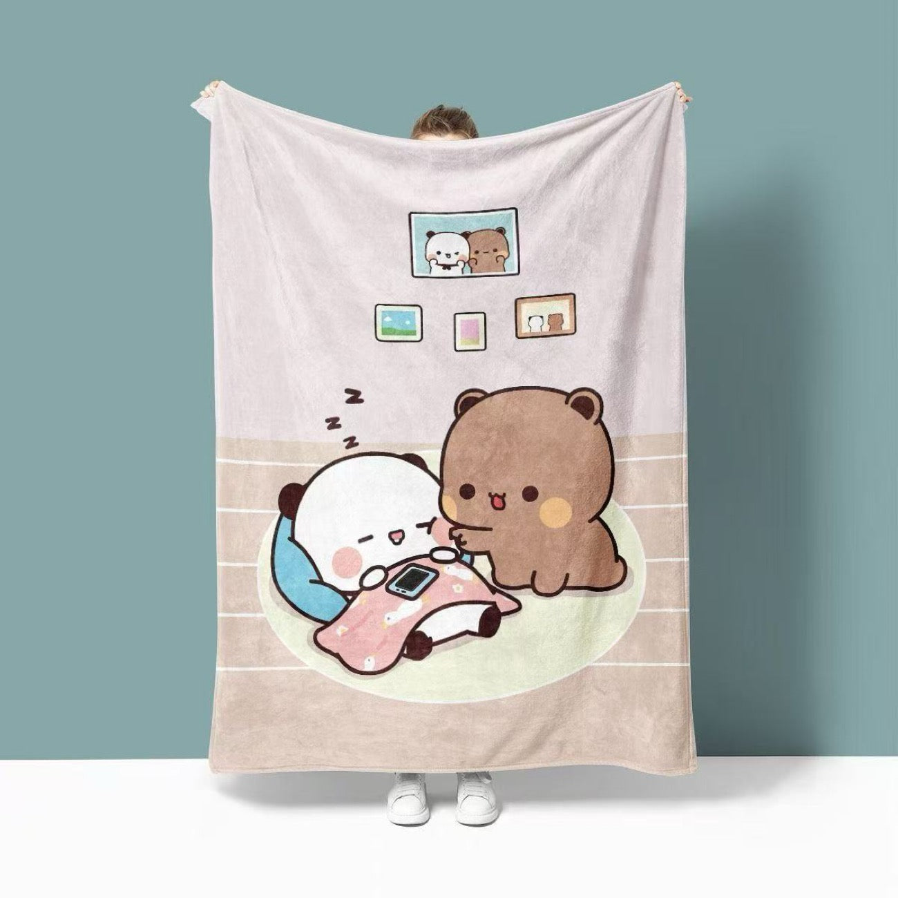 Bubu Dudu Flannel Blanket | 一二布布法兰绒毛毯被