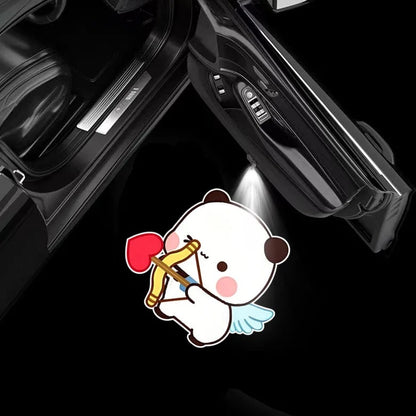 布布一二車門自動感應投影迎賓燈