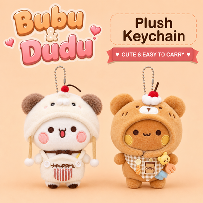 Handmade Bubu Dudu 12cm Plush Keychain