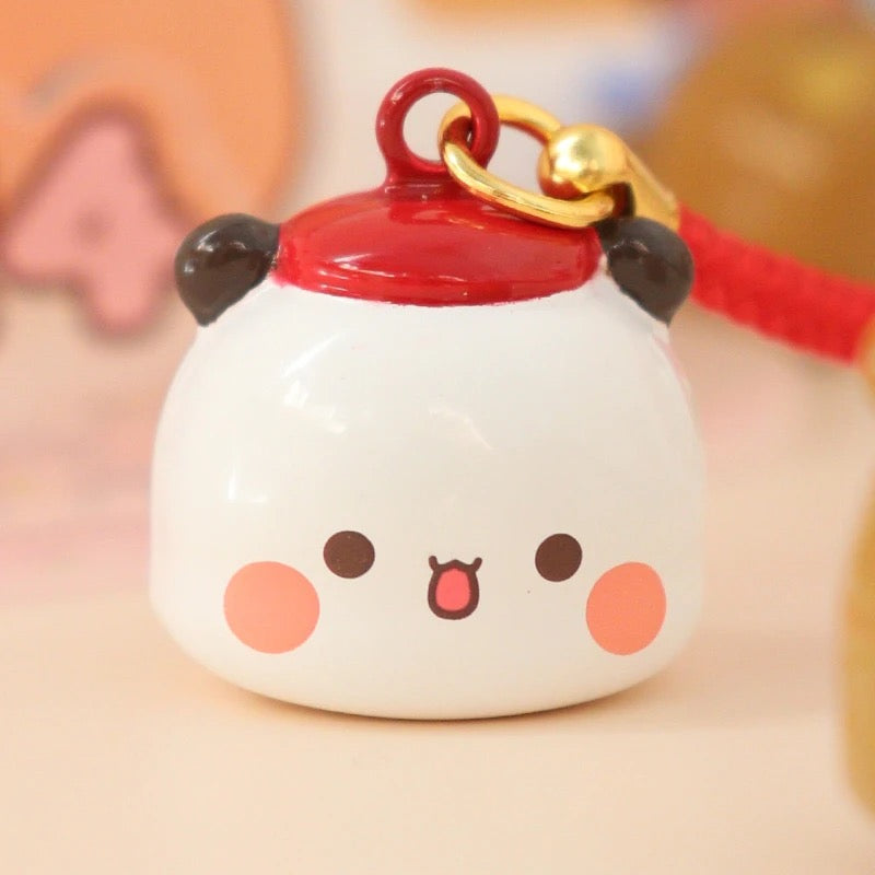 Bubu& Dudu Lucky Bell Keychain Charm
一二布布可爱铃铛挂招财挂链