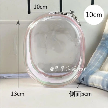 10cm／15cm／20cm PVC 娃娃外出透明收納防塵掛包