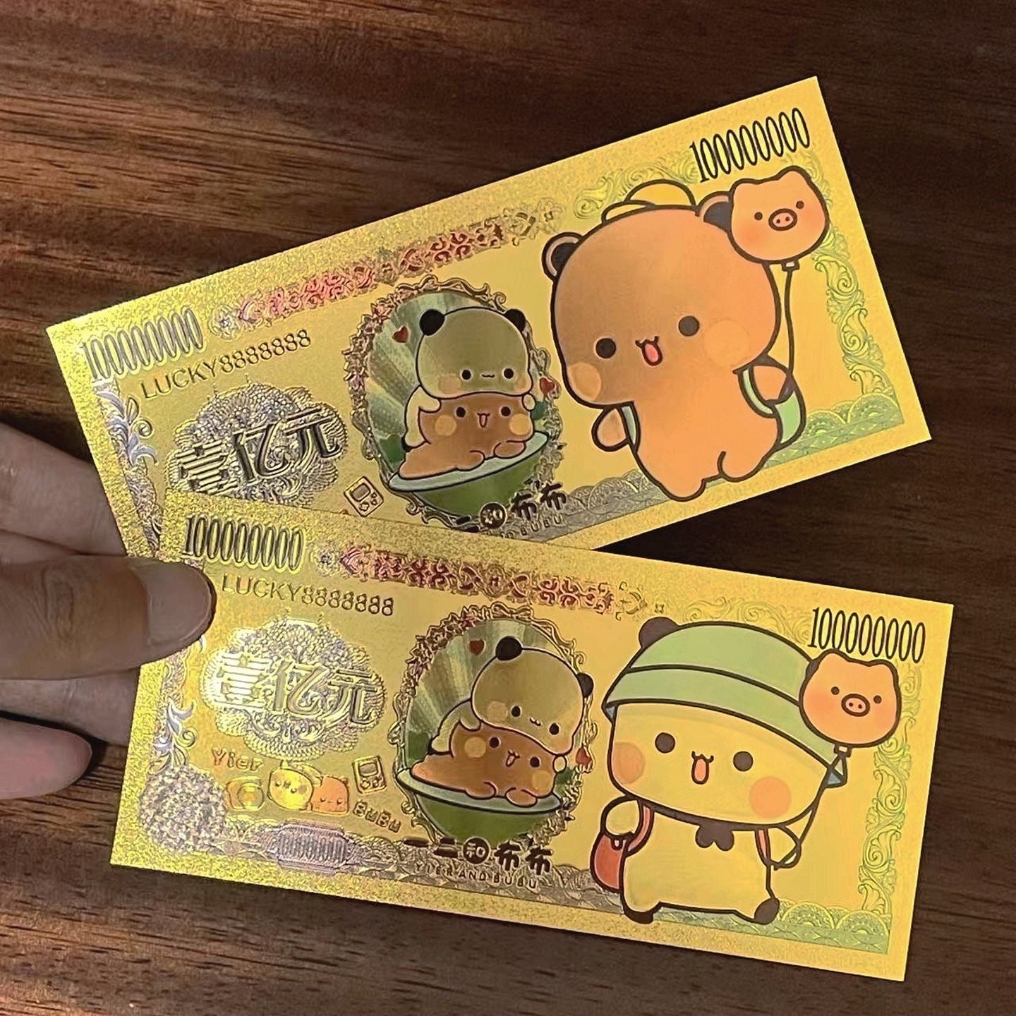 Bubu & Dudu Metal Coin Gift Set
一二布布周边金属纪念币情侣礼物