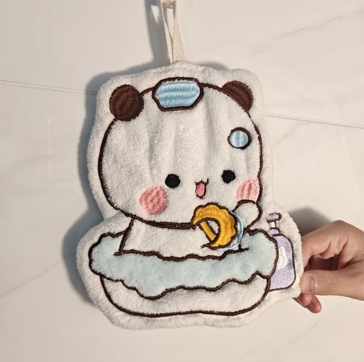 一二布布挂式可爱吸水擦手巾 Bubu & Dudu Hanging Hand Towel