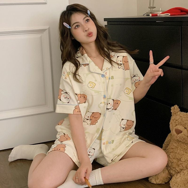 Bubu&Dudu Short Sleeve Pajamas
布布一二短袖睡衣