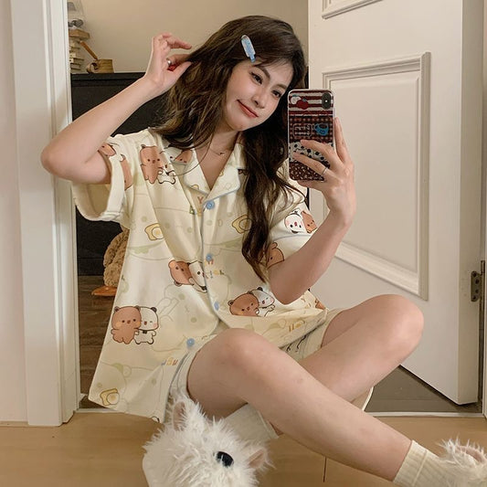 Bubu&Dudu Short Sleeve Pajamas
布布一二短袖睡衣