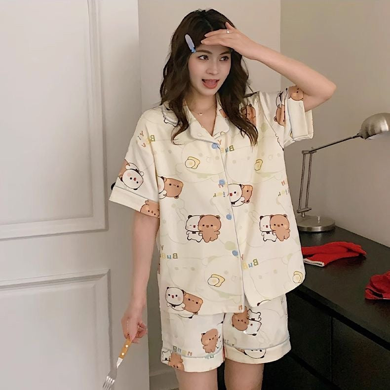 Bubu&Dudu Short Sleeve Pajamas
布布一二短袖睡衣