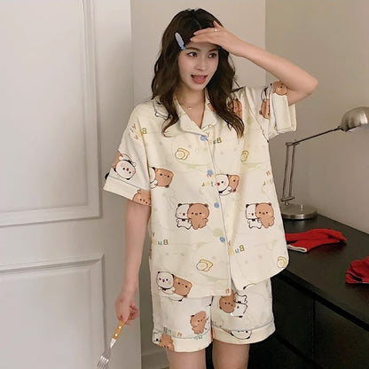 Bubu & Dudu Short-Sleeve Pajamas detail image 6