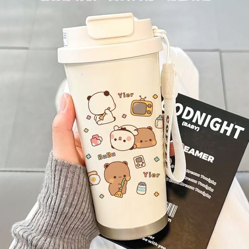 Bubu &Dudu stainless steel thermos cup
布布一二不鏽鋼保溫杯