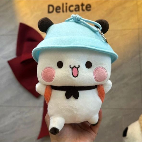 Bubu& Dudu Plush Dolls Keychain &Huggable Sizes
一二布布公仔毛绒玩偶可爱挂件&大号抱抱款