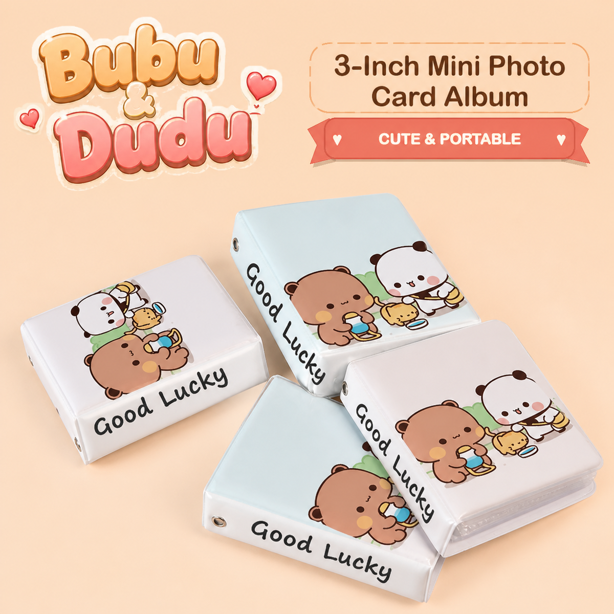 Bubu & Dudu 3-Inch Mini Photo Card Album cover