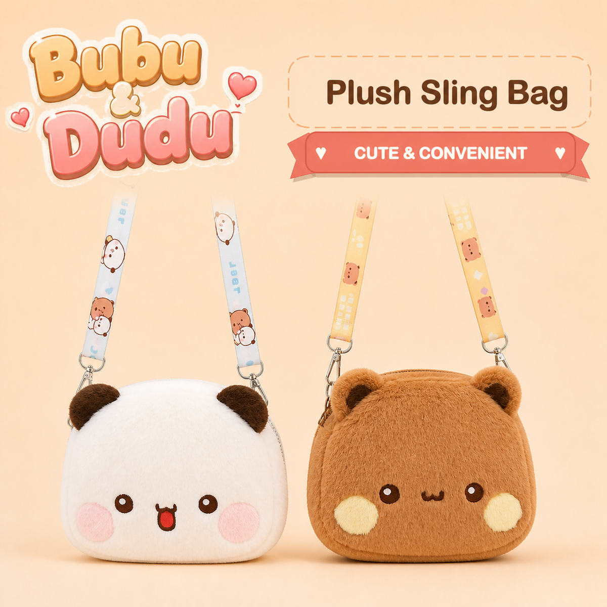 Bubu & Dudu Plush Sling Bag cover