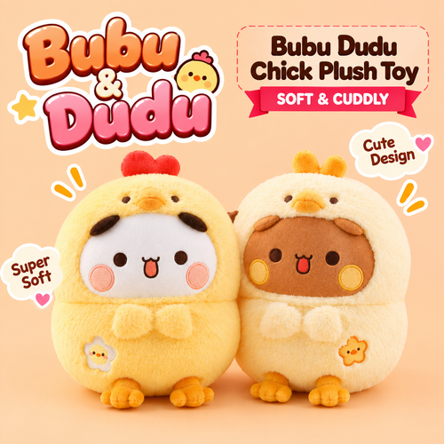 Bubu Dudu Chick Bouncy Plush Toys