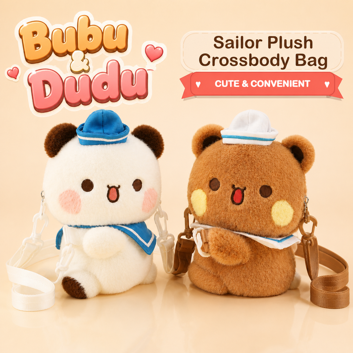 Bubu Dudu Sailor Plush Shoulder and Crossbody Bag
