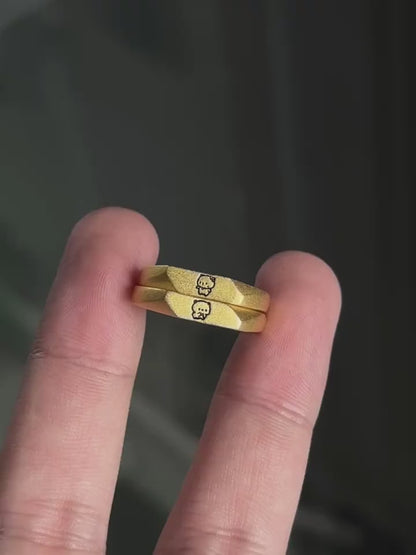 Bubu Dudu Adjustable Couple Rings
