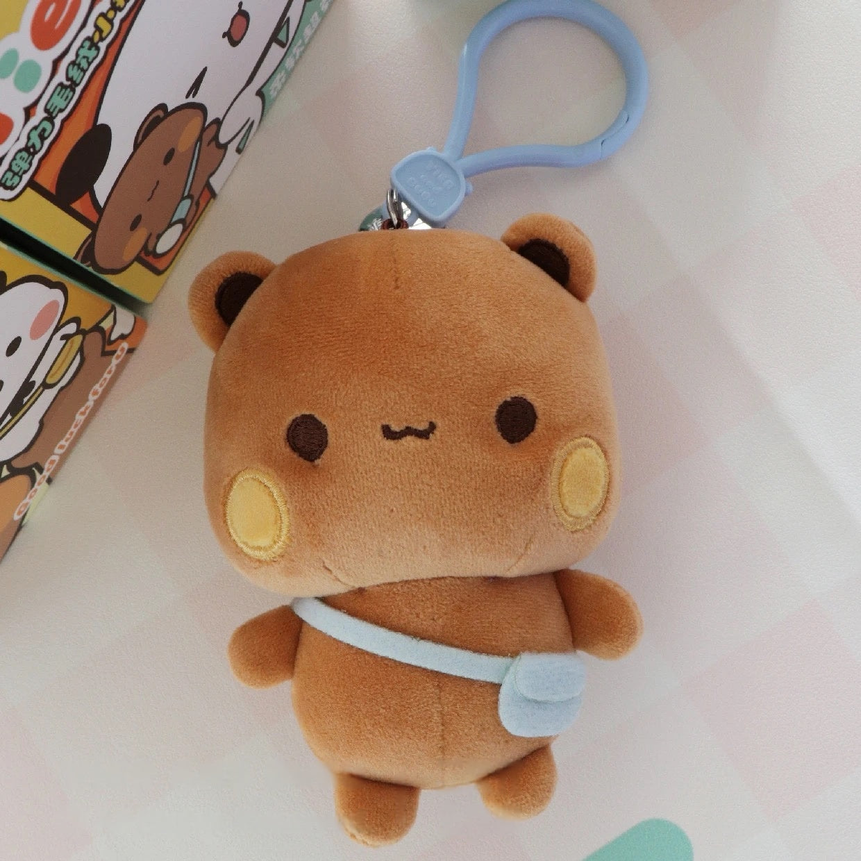Bubu Dudu Keychain 10cm一二布布毛絨鑰匙圈 10釐米