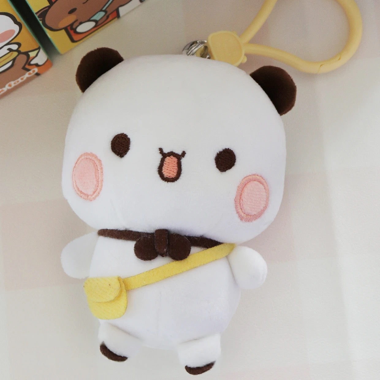 Bubu Dudu Keychain 10cm一二布布毛絨鑰匙圈 10釐米