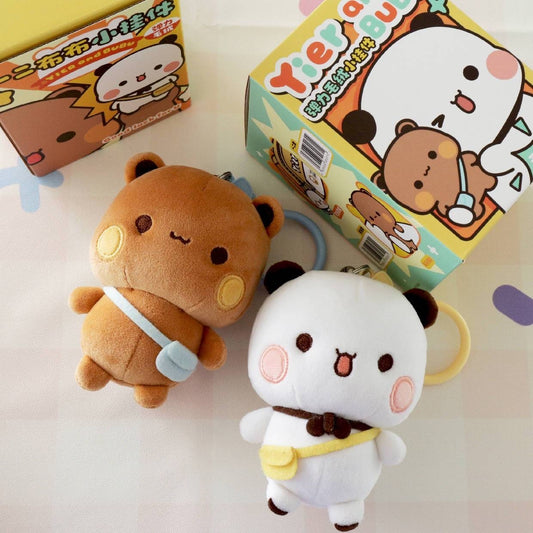 Bubu Dudu Keychain 10cm一二布布毛絨鑰匙圈 10釐米